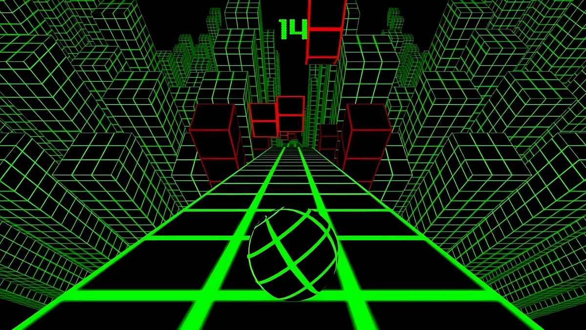 Slope gameplay screenshot